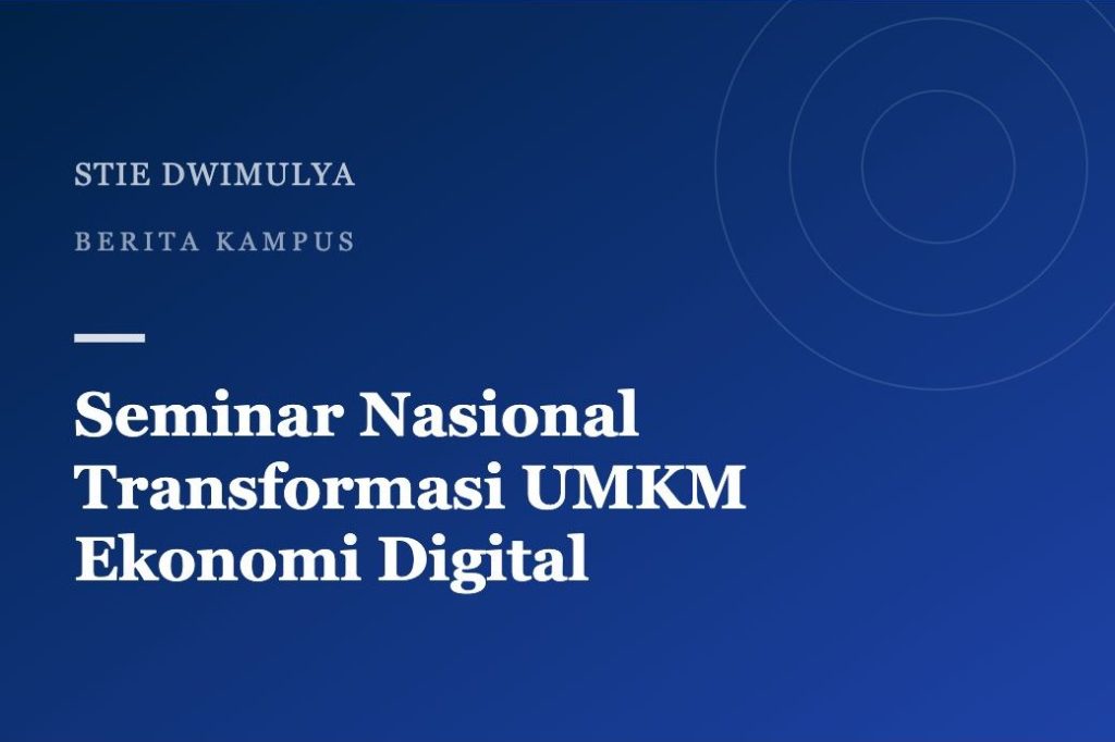 Sampul artikel: Seminar Nasional Transformasi UMKM di Era Ekonomi Digital